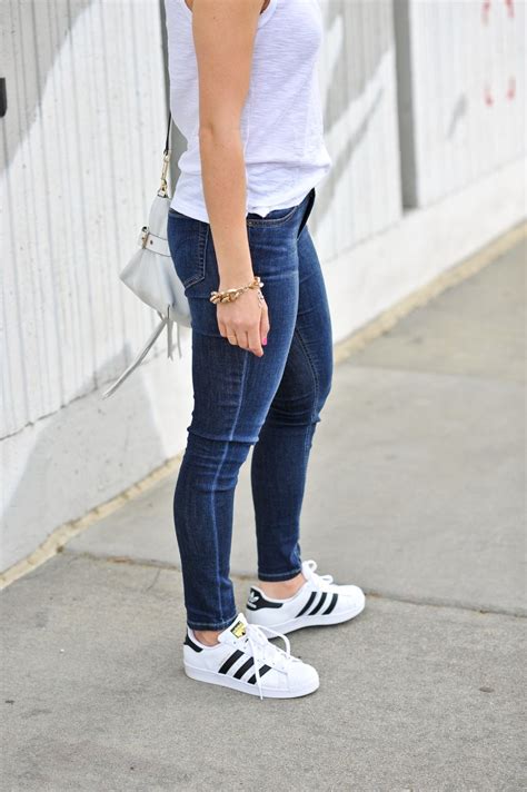 adidas superstar weiß stylingtipps|adidas superstar outfit style.